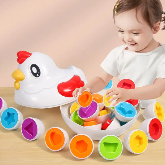 ¡Descubre el emocionante mundo de aprendizaje con nuestros Huevos de 12 piezas! Este juego de rompecabezas no solo es entretenido, ¡también es una herramienta educativa invaluable para tus pequeños!