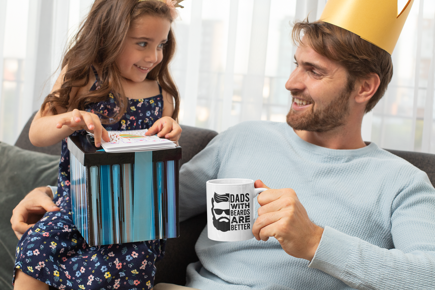 "Taza 'Papá con Barba es Mejor': El Regalo Audaz y Divertido para Celebrar a Papá"