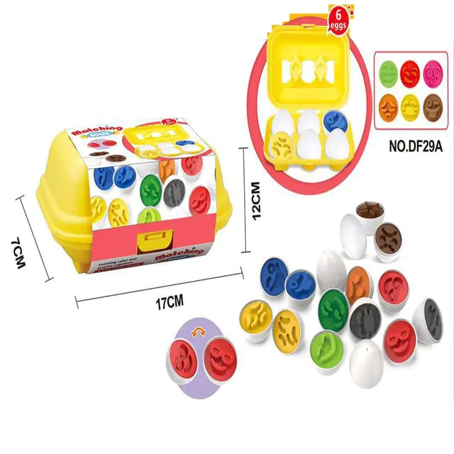 ¡Descubre el emocionante mundo de aprendizaje con nuestros Huevos de 12 piezas! Este juego de rompecabezas no solo es entretenido, ¡también es una herramienta educativa invaluable para tus pequeños!