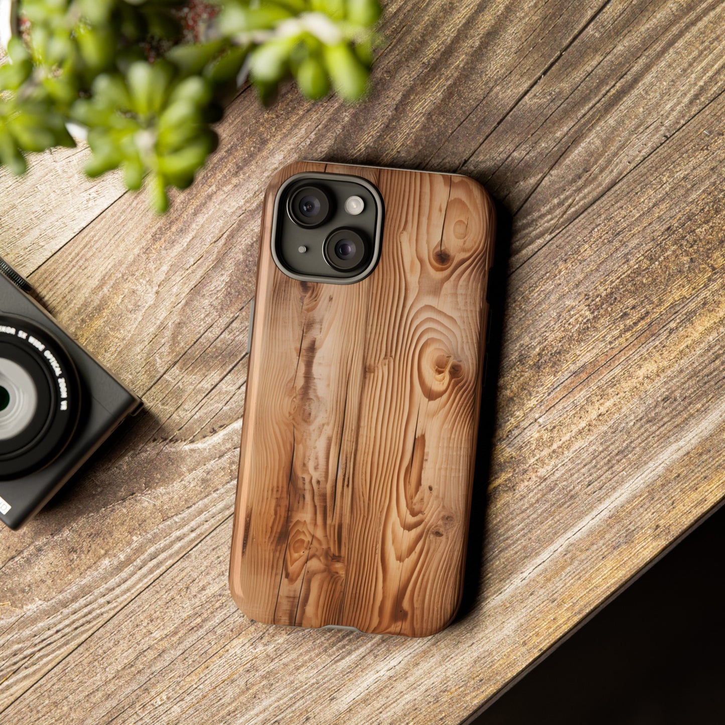 🌳✨ ¡Eleva tu estilo con nuestra funda de teléfono de diseño en madera! 📱🌳