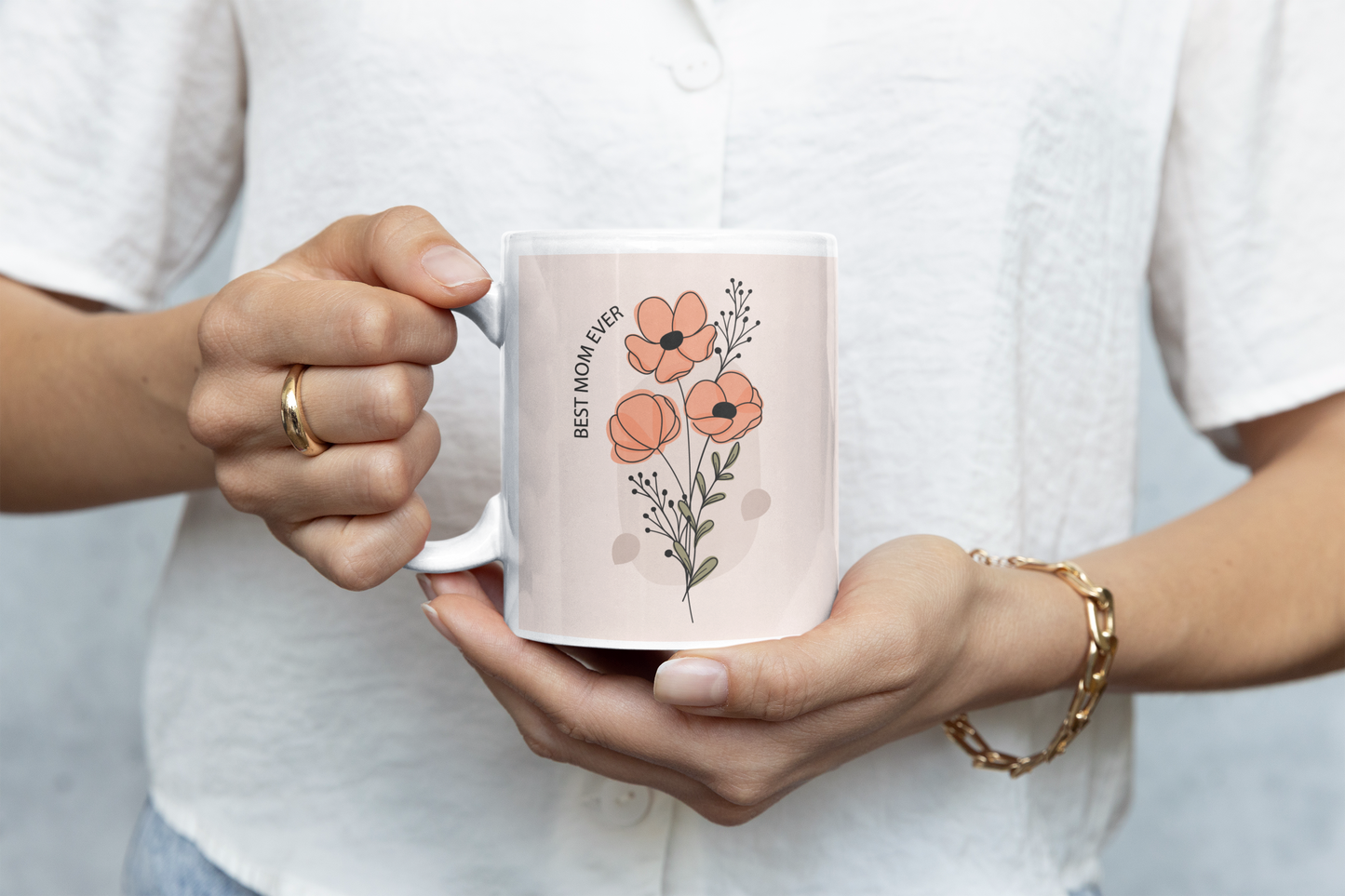 Celebra a la Mejor Mamá con Nuestra Taza "Best Mom Ever" ¡El Regalo Perfecto para nuestras Madres!