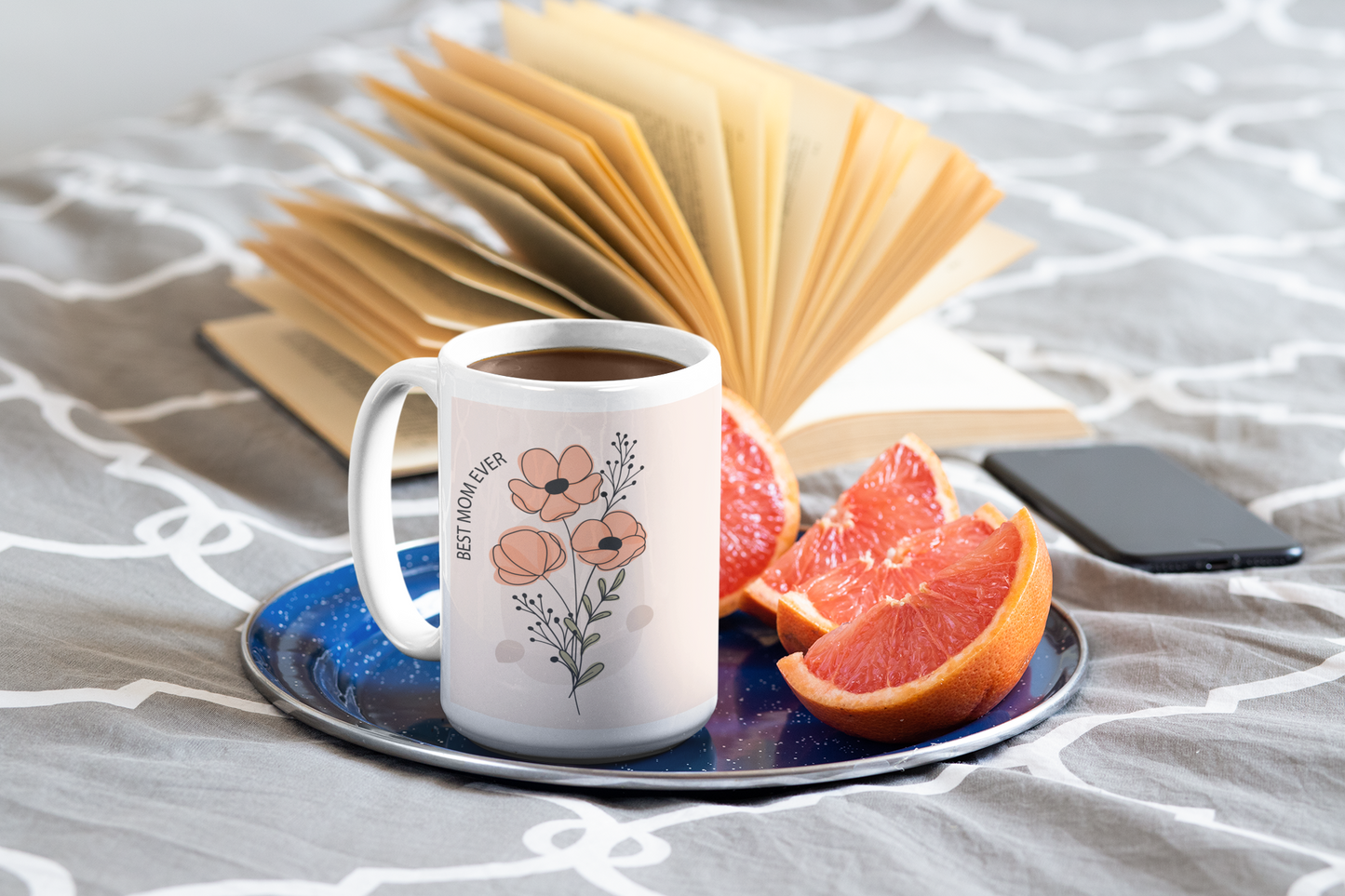 Celebra a la Mejor Mamá con Nuestra Taza "Best Mom Ever" ¡El Regalo Perfecto para nuestras Madres!