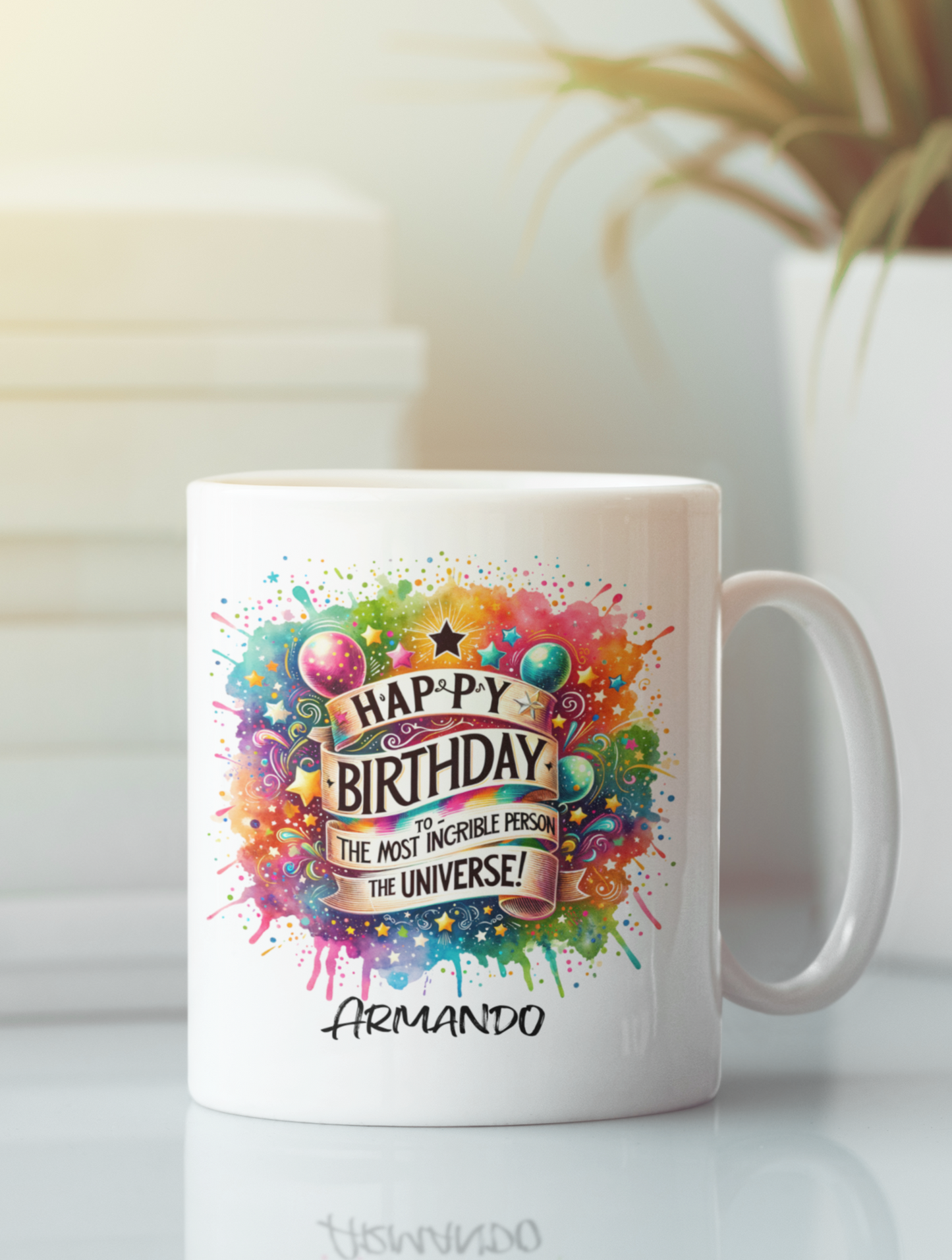 "¡Celebra el Cumpleaños con una Taza Personalizada! 🎉" ¡Celebra el cumpleaños de esa persona especial con nuestra taza única!