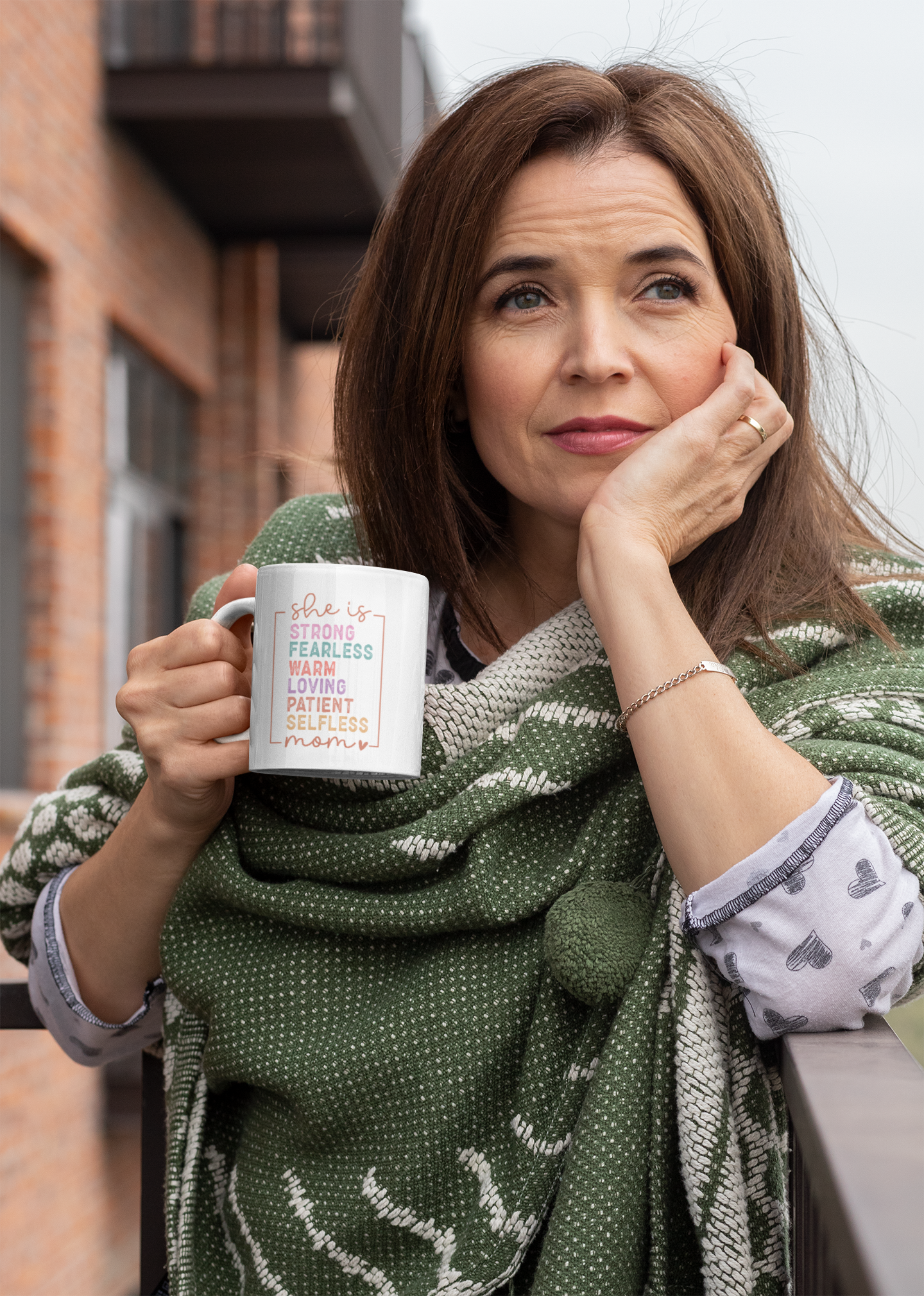 Taza Empoderada: She Strong, Fearless, Warm, Loving"