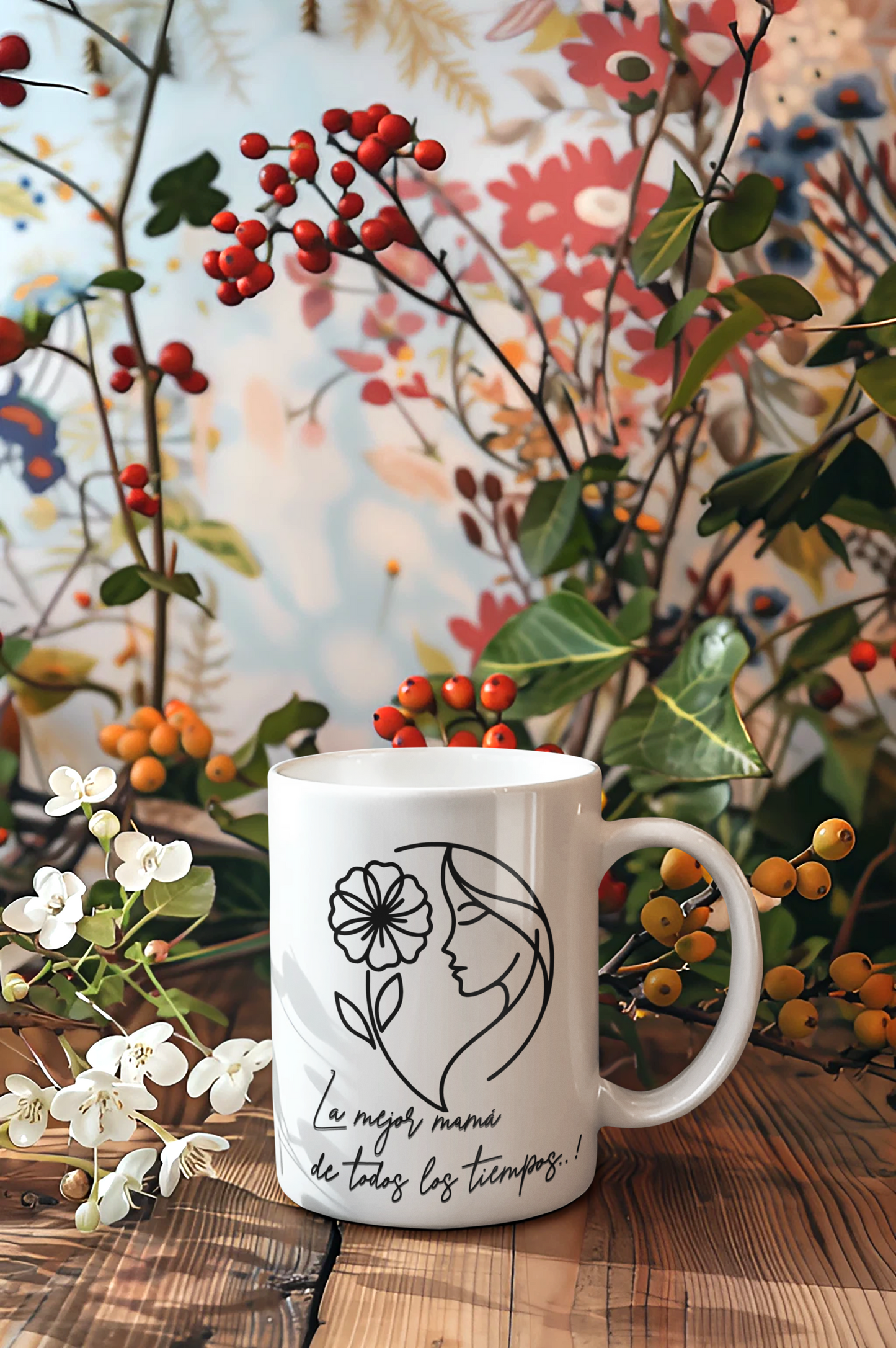 Taza "La Mejor Mamá de Todos los Tiempos" - ¡El Regalo Perfecto para Celebrar a Mamá!