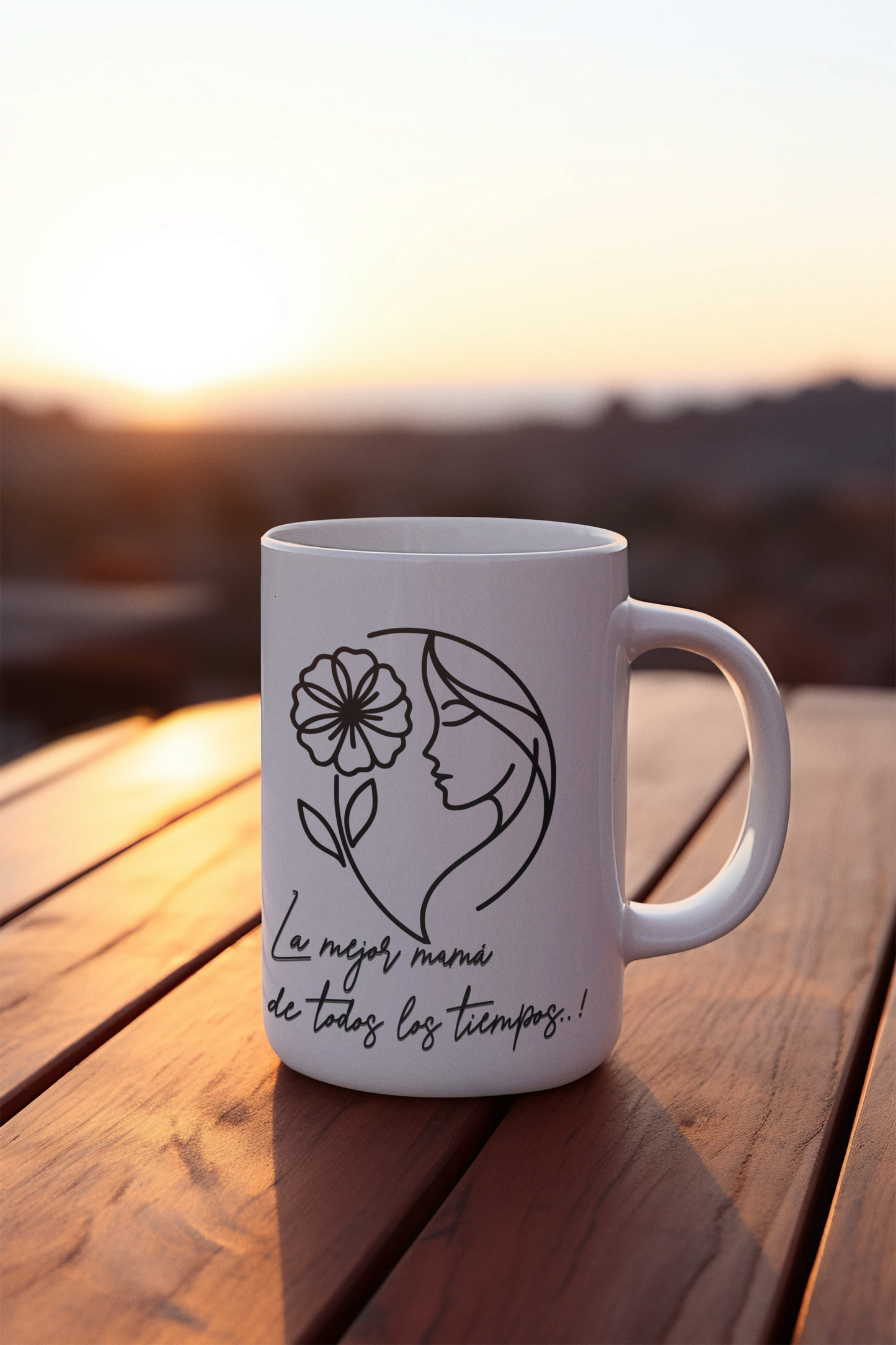 Taza "La Mejor Mamá de Todos los Tiempos" - ¡El Regalo Perfecto para Celebrar a Mamá!