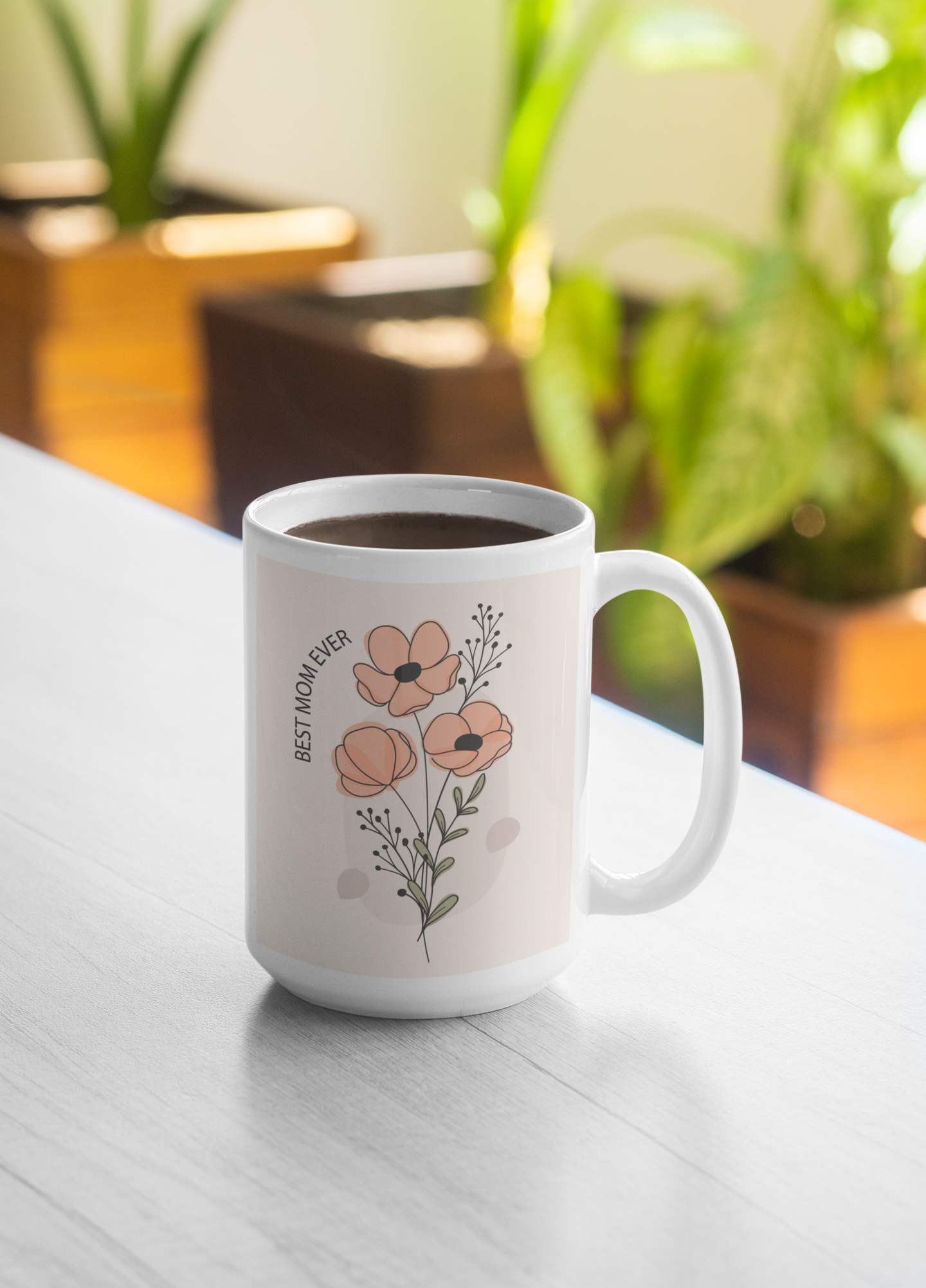 Celebra a la Mejor Mamá con Nuestra Taza "Best Mom Ever" ¡El Regalo Perfecto para nuestras Madres!