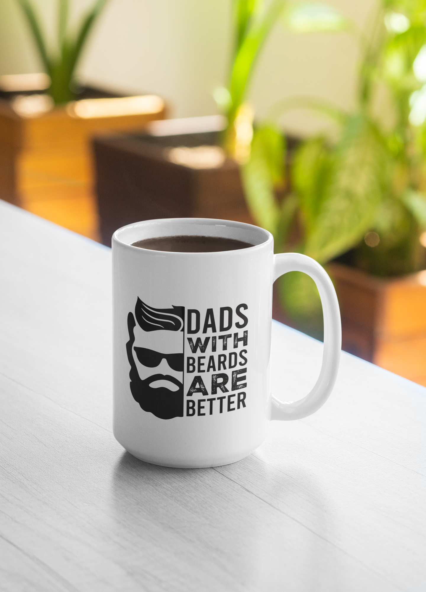 "Taza 'Papá con Barba es Mejor': El Regalo Audaz y Divertido para Celebrar a Papá"