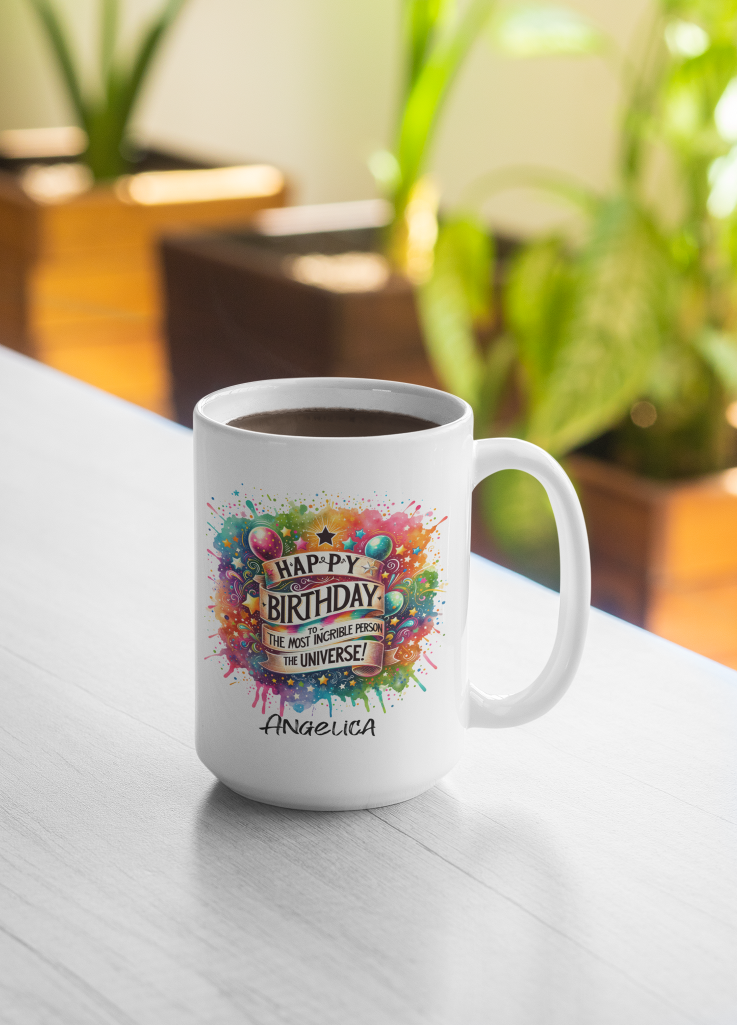 "¡Celebra el Cumpleaños con una Taza Personalizada! 🎉" ¡Celebra el cumpleaños de esa persona especial con nuestra taza única!