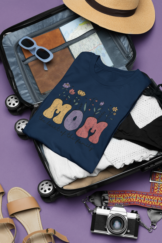 Camiseta Flores-Mamá: Celebra la Belleza.!